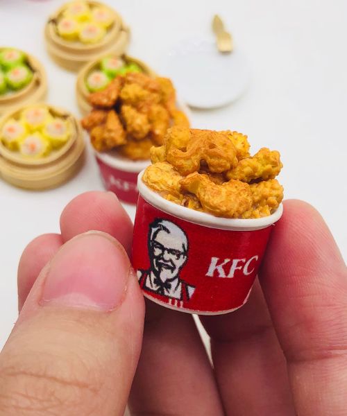 Miniature Fried Chicken In Bucket