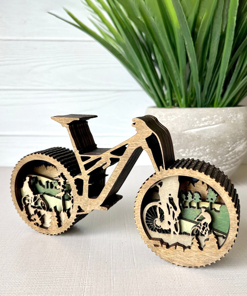 Mountain Bike Art MTB Theme
