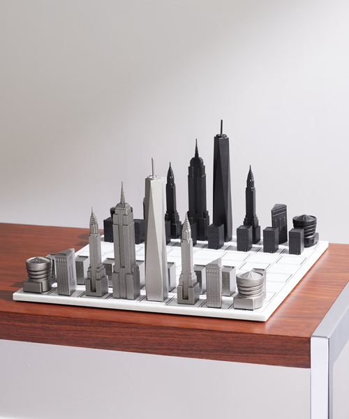 New York City Skyline Chess Set