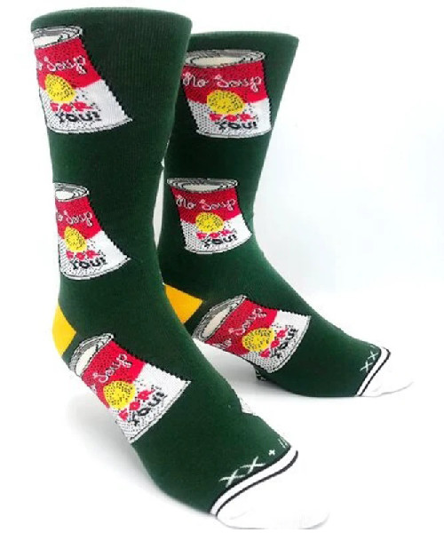 No Soup For You Crew Socks