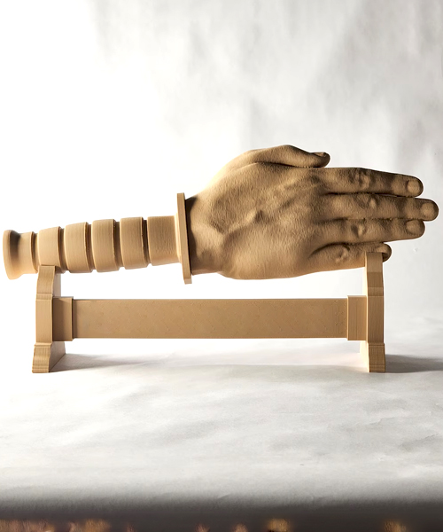 Non-Bladed Knife Hand Desk
