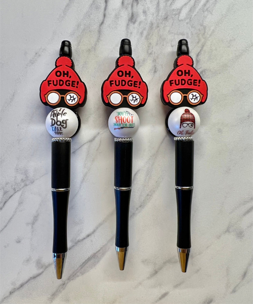  Oh Fudge Red Hat Ink Pen