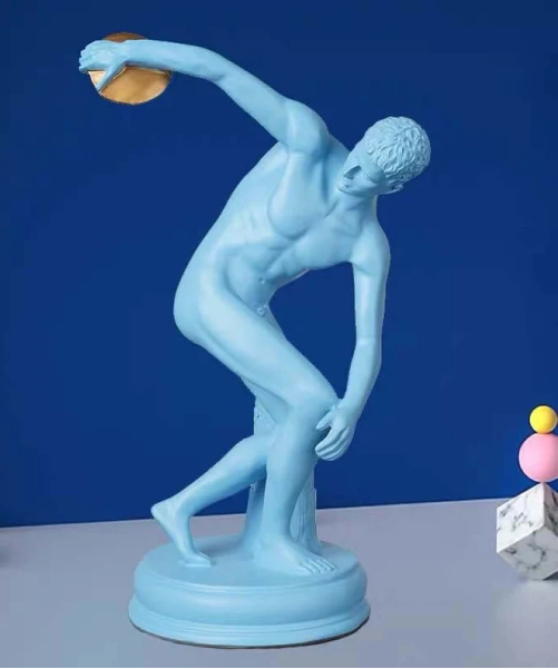 Paris Olympics Discus Thrower Statue