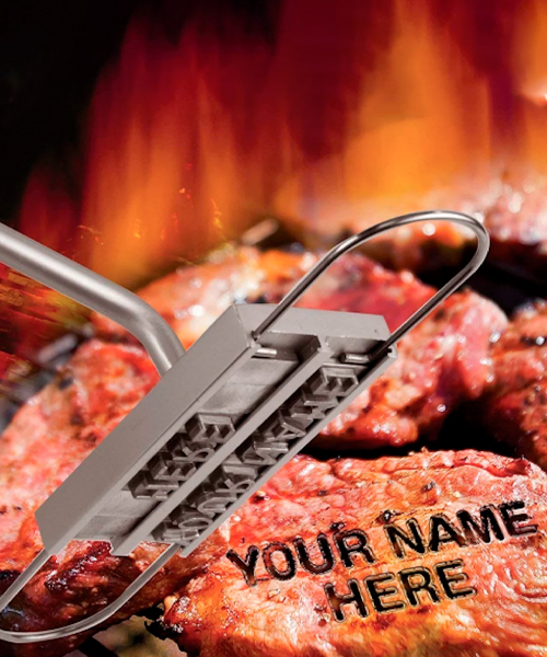 Personalized Meat Branding Iron