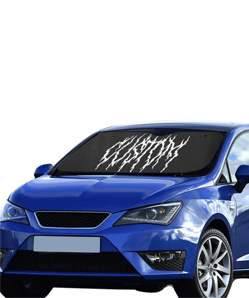 Personalized Heavy Metal Auto Sun Shade