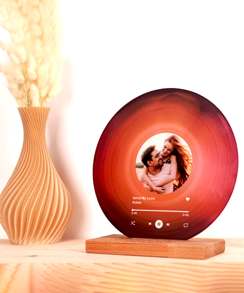 Personalized Vinyl Record With Photo