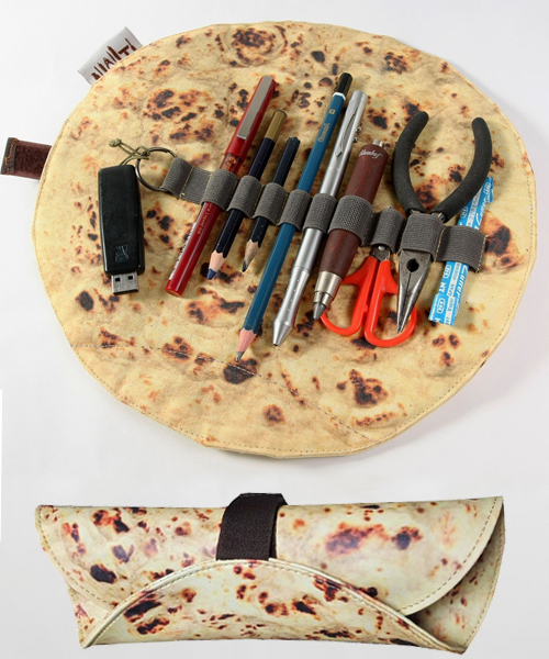 Pita Bread Pencil Holder