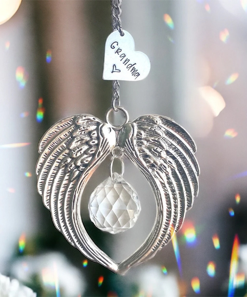 Poem Card Memorial Suncatcher