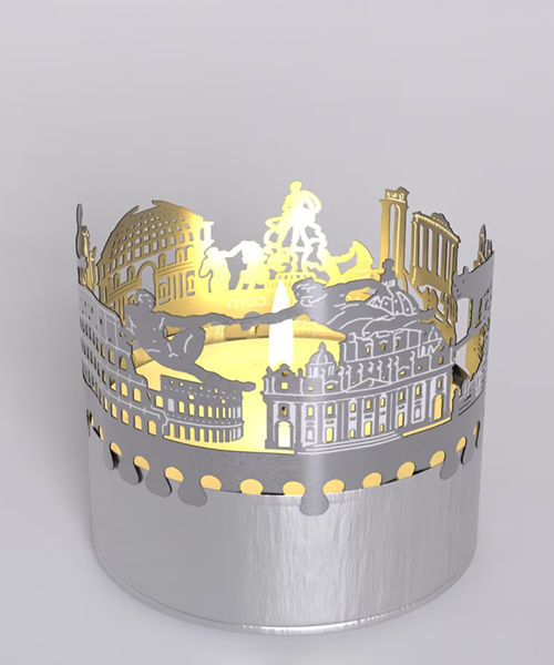 Rome Skyline Shadow Play	