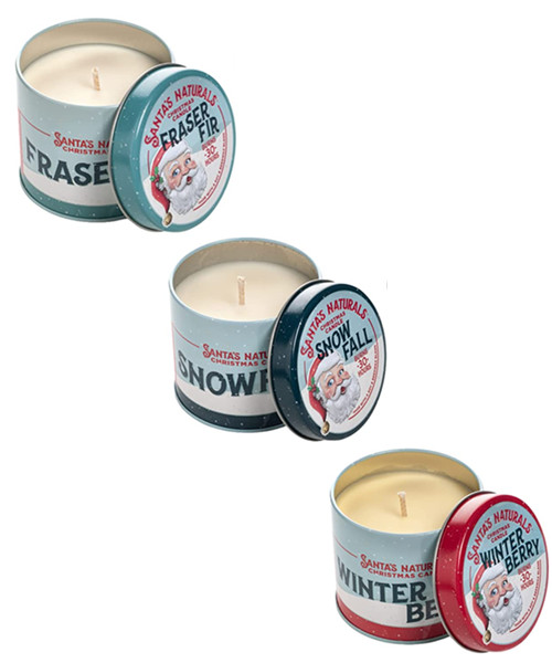 Santa's Naturals Christmas Candle Bundle