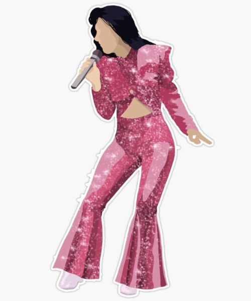 Selena Gomez Laptop Sticker