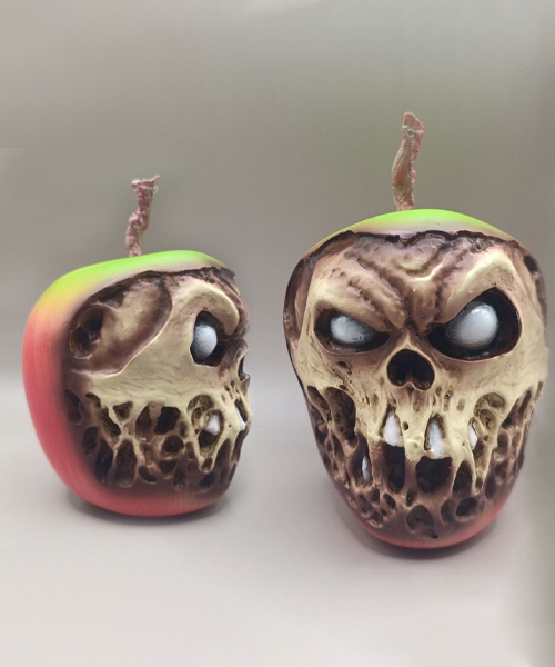Skeleton Apple Statue