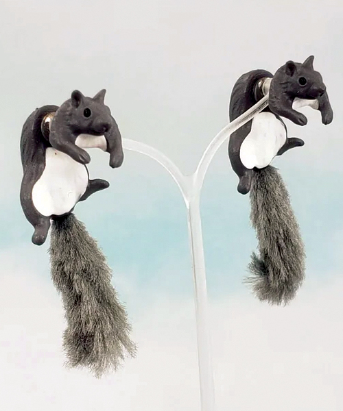 Squirrel Earrings