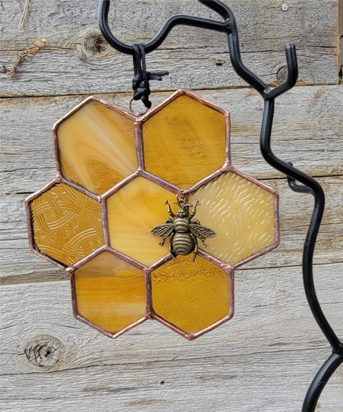 Stained Glass Honeycomb