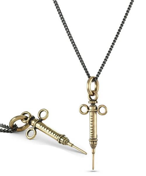 Syringe Necklace