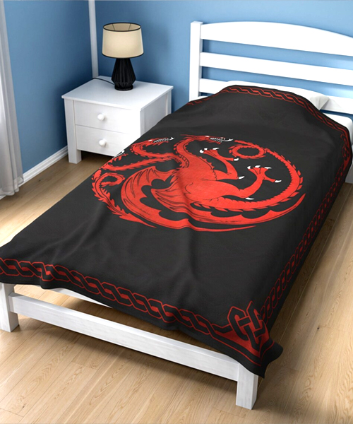 Targaryen Dragon Blanket