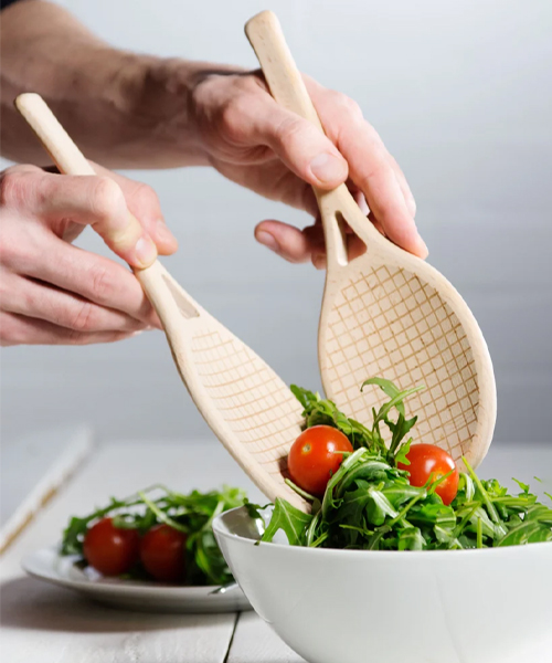 Tennis Racquet Serving Spoons