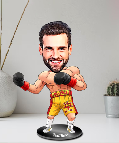 UFC Boxer Caricature Trinket