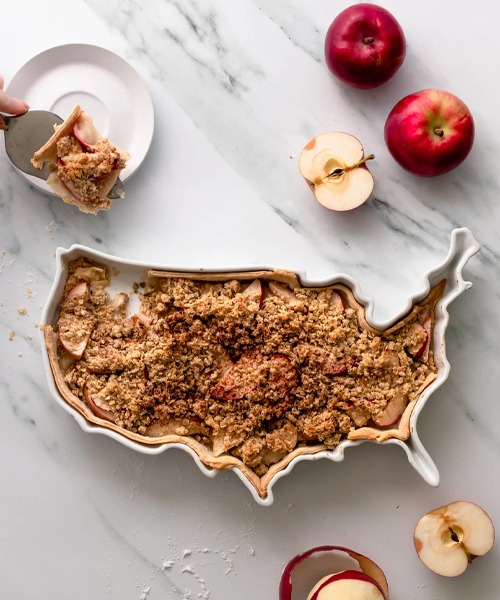 USA World Plate