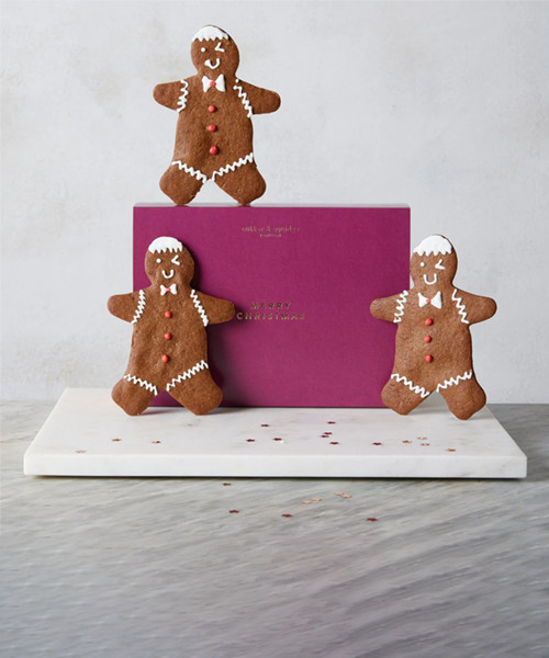 Vegan Gingerbread Folk Cookies