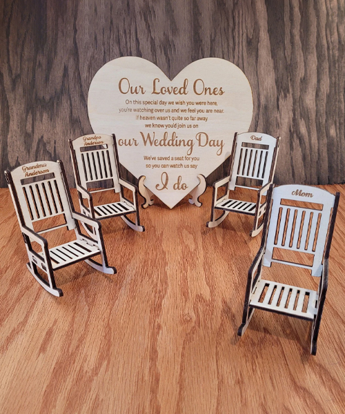 Wedding Day Remembrance Memorial Set
