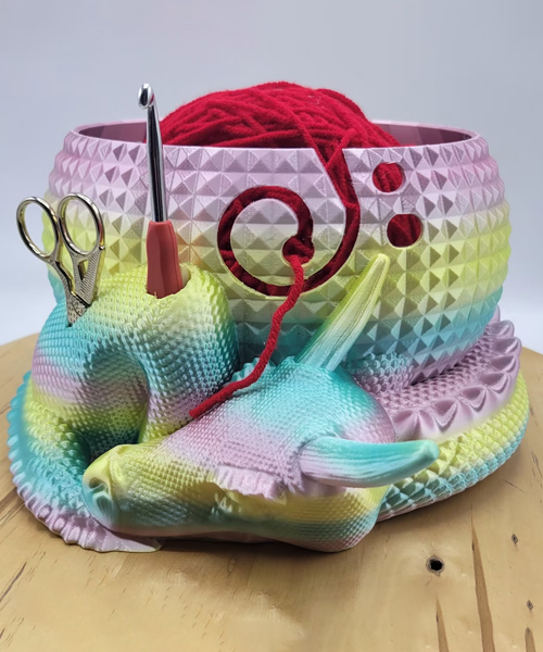 Yarn Dragon And Egg Fantasy Bowl